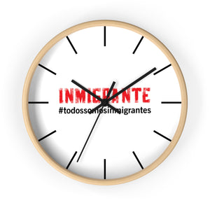 Reloj de pared #todossomosinmigrantes