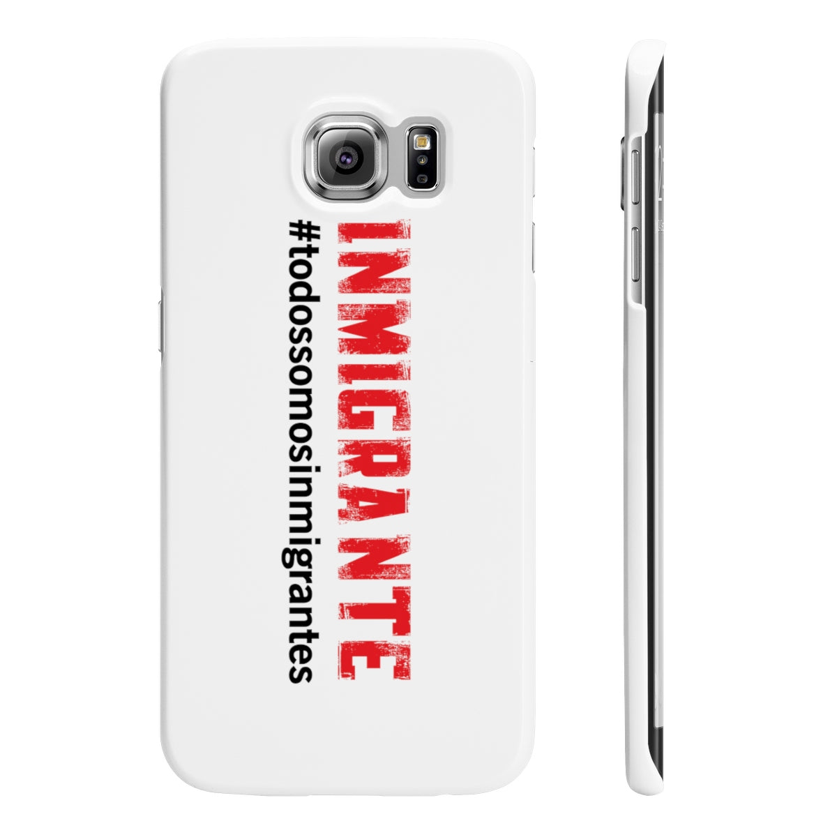 Case Delgado para celular #todossomosinmigrantes